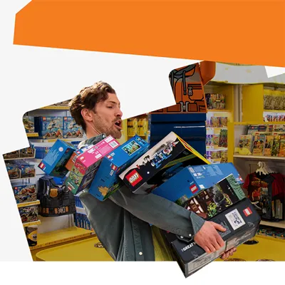 LEGO Insiders Man With Boxes