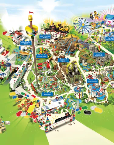 legoland dänemark karte Legoland Billund legoland dänemark karte