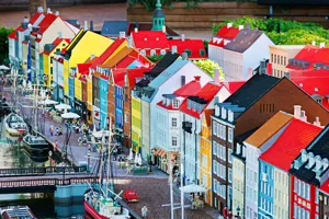 Nyhavn I Miniland Bredformat Med Skibe 1920X1080px