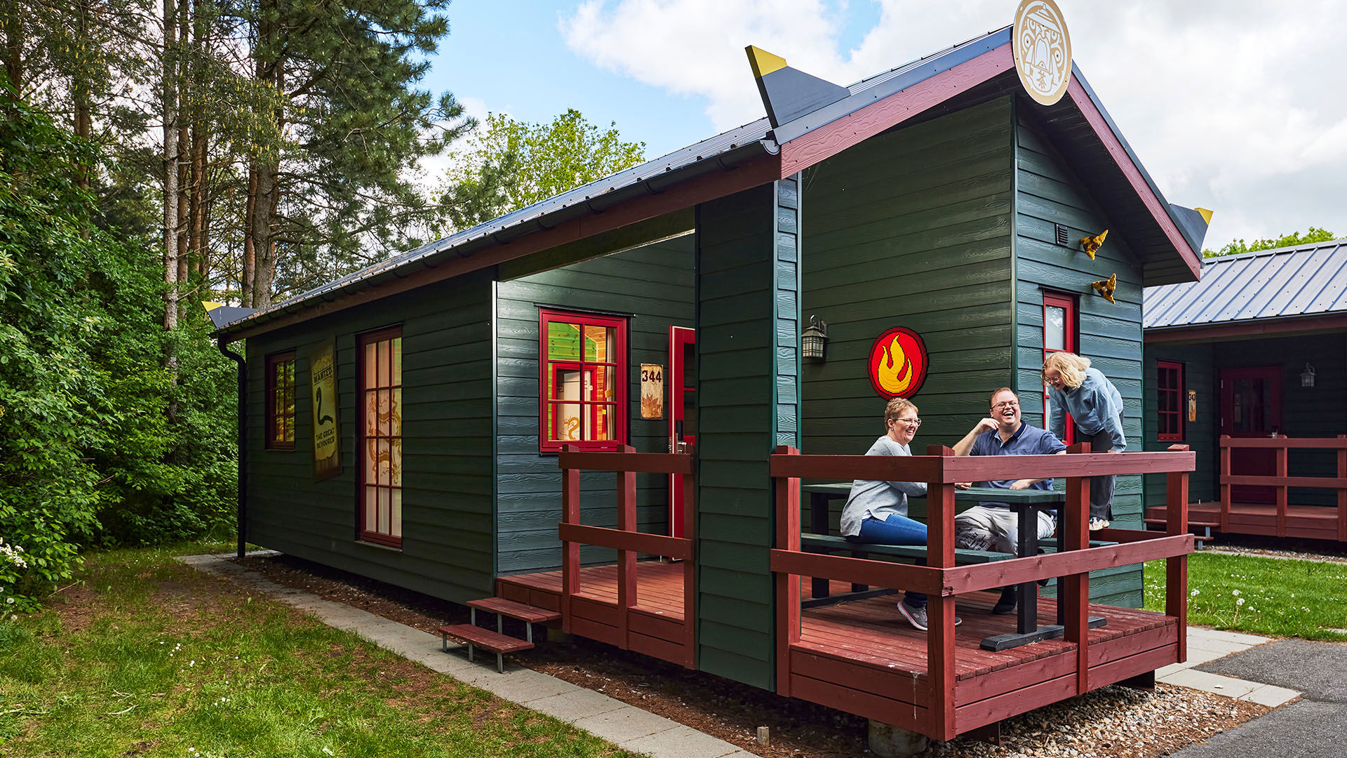 LEGO® NINJAGO® cabins at LEGOLAND® Holiday Village