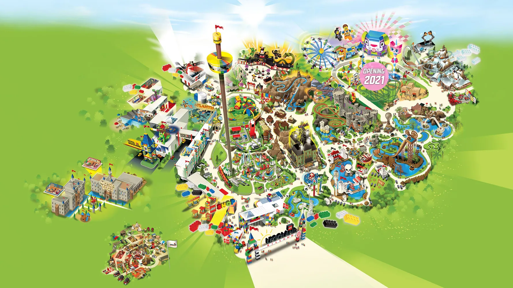 Legoland London Map